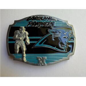 Carolina Panthers Football Team Belt Buckle NOS